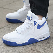 耐克（NIKE）男鞋春季新款運動(dòng)鞋AIR FLIGHT 89氣墊休閑鞋AJ4兄弟款實(shí)戰籃球鞋 BQ4212-103/AJ4兄弟款/白藍 43