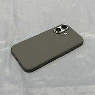 適用磁吸充電iPhone16promax蘋(píng)果15手機殼14新款皮革 皮革磁吸款【皮革棕】純色素皮+金屬鏡框 iPhone 14 Pro