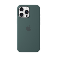 【8成新】Apple/蘋(píng)果 iPhone 16 Pro Max 專(zhuān)用 MagSafe 硅膠保護殼-湖綠色 磁吸手機殼 蘋(píng)果原裝手機殼  