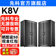 先科專業(yè)無源音響會議室酒店家庭影院家庭ktv客廳背景音樂培訓(xùn)專用系統(tǒng)壁掛音箱一對 【K8】12吋無源音箱*2個