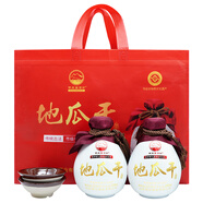 明慶昌酒坊非遺工藝山東沂蒙地瓜干酒整箱瓜干酒黑壇裝500ml配小黑碗 52%vol 500mL 4壇 白壇新年禮盒