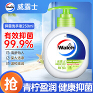 威露士健康抑菌洗手液250ml 青檸盈潤泡沫豐富易沖洗護(hù)手 兒童學(xué)生