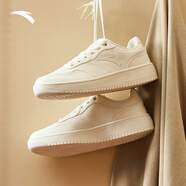 安踏板鞋男鞋2025秋冬季新款鞋子小白鞋時(shí)尚潮流運動(dòng)休閑鞋 -2象牙白/芯片灰 41