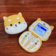 捷語兒童翻蓋手機卡通可愛凱蒂貓 Hellokitty貓迷你學生手機袖珍超小小型小屏手機備用機戒網棒棒機 柯基橙色移動