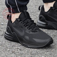 耐克（NIKE）官方男鞋 25秋新款運動鞋AIR緩震氣墊鞋透氣網(wǎng)面休閑鞋跑步鞋子男 010-純黑/軟彈緩震【百搭主推】 40 內長250mm