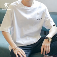 喬丹短袖T恤男裝2025夏季寬松透氣運(yùn)動(dòng)上衣男士半袖簡(jiǎn)約潮流休閑白T恤 喬丹白 L