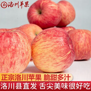 洛川蘋(píng)果陜西延安特產(chǎn)紅富士時(shí)令蘋(píng)果水果禮盒送蘋(píng)果生鮮新鮮脆甜整箱批發(fā) 凈重8.5斤80-85mm 鉑金大果脆甜