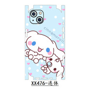 忽風(fēng)適用蘋(píng)果XR個(gè)性卡通彩膜iphone11Promax手機后殼背膜XSmax包邊貼 白色 連體XX-476買(mǎi)一+一 iPhone 6S