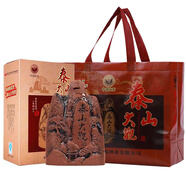 泰山大觀白酒純糧酒瓷瓶濃香型佳釀送禮盒長(zhǎng)輩山東地方特色收藏?cái)[件酒口糧 52度 500mL 2瓶 禮盒+禮袋