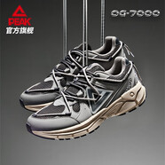 匹克（PEAK）男鞋跑步鞋OG-7000秋季新款網(wǎng)面耐磨運(yùn)動(dòng)鞋復(fù)古休閑鞋男 銀灰/深灰 41