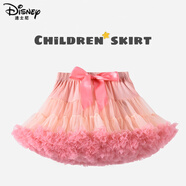 迪士尼（Disney）女童春秋網(wǎng)紅抖音tutu裙兒童半身裙寶寶突突裙子蓬蓬紗裙兔兔短裙 365款桃紅+珊瑚紅(1.0版) 130尺碼(適合120cm左右)