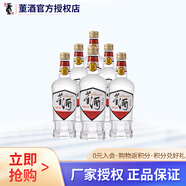董酒白標(biāo) 董香型 白酒 54度 430mL 6瓶
