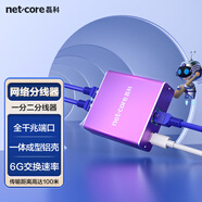 磊科（netcore）Z12G 一分二網(wǎng)線分線器 2網(wǎng)口轉(zhuǎn)接頭網(wǎng)絡(luò)交換器 千兆交換機(jī) 電腦筆記本路由器IPTV機(jī)頂盒HUB分流器