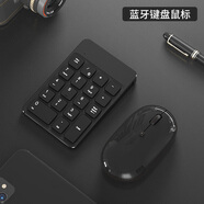 B.O.W航世 HW157 無(wú)線(xiàn)藍(lán)牙數(shù)字小鍵盤(pán) 可充電迷你財(cái)務(wù)辦公鼠標(biāo)套裝 會(huì)計(jì)外接usb有線(xiàn)筆記本電腦小鍵盤(pán) 充電鍵盤(pán)+充電鼠標(biāo)【藍(lán)牙黑色】