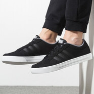 阿迪達(dá)斯 （adidas）男鞋 春季新款HOOPS 2.0運(yùn)動(dòng)鞋三條紋輕便透氣舒適休閑運(yùn)動(dòng)鞋板鞋 F34370/夏款 44.5