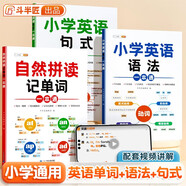斗半匠 英語自然拼讀記單詞小學(xué)英語語法句式大全英語單詞匯總表教材單詞拆分手冊英語音標(biāo)自然拼讀句式語法發(fā)音技巧【3本】