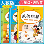 套裝3冊 小學(xué)寒假銜接六年級語(yǔ)文數學(xué)英語(yǔ)人教版 實(shí)驗班寒假銜接 寒假作業(yè)六年級上冊復習下冊預習寒假預復習寒假領(lǐng)跑計劃一本通 2025寒假 樂(lè )學(xué)熊