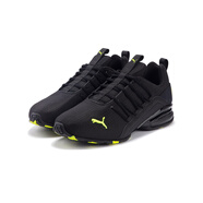 彪馬（PUMA）男子輕量緩震跑步鞋 AXELION RIP 192581 黑色-黃色-01 39