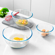 onlycook耐熱玻璃碗 沙拉碗泡面碗 米飯碗小碗可微波家用 大號2000ml單只