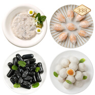 麻辣燙火鍋食材組合(4種) 900g 蝦滑+墨魚腸+水晶蝦餃+墨魚丸
