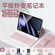 法普拉適用2024新款oppopadair2平板鍵盤保護套pad4pro全包2/3一加pro12.1英寸平板電腦11.6英寸保護殼 【淡雅粉+鍵盤+鼠標(biāo)】 OPPO Pad4Pro(13.2寸)