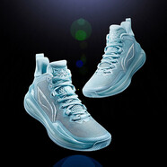 李寧男鞋籃球鞋利刃3減震防滑耐磨新款?科技低幫全能實(shí)戰球鞋ABAT109 ABAS089-4【利刃3-薄荷藍】 43