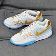 耐克（Nike）官方男鞋 Ja 1 CNY 龍年限定新年款運動(dòng)鞋莫蘭特1代低幫籃球鞋 藍色-FV1291-100 42