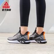 匹克（PEAK）男鞋跑步鞋減震防潑水新款舒適運(yùn)動(dòng)鞋 【女】黑色/大白 35