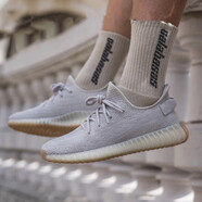 阿迪達斯（adidas）跑步鞋男女鞋新款yeezy椰子Boost350V2運動(dòng)鞋舒適輕便休閑鞋 潮品 F99710/芝麻米灰色 42.5 (265mm)