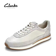 其樂(lè )真皮男鞋新款藝動(dòng)復古透氣休閑運動(dòng)鞋CraftRunTor夏天 白色拼色 CraftRun Lace 42