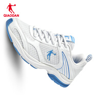 喬丹男鞋跑步鞋2024春季新款男網(wǎng)面運動(dòng)鞋休閑旅游鞋跑鞋 喬丹白/律動(dòng)藍 41