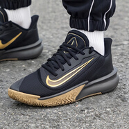 耐克（NIKE）低幫實(shí)戰(zhàn)籃球鞋男鞋 25夏季新款潮流運(yùn)動(dòng)鞋緩震耐磨訓(xùn)練場(chǎng)上球鞋 黑金/精密7 42.5 （鞋內(nèi)長(zhǎng)270mm）