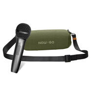 樂(lè )果F8藍牙音箱家用無(wú)線(xiàn)k歌音響話(huà)筒麥克風(fēng)戶(hù)外唱歌小型家庭ktv 原野綠 F8配一支麥克風(fēng)