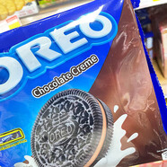 奧利奧奶油黑白花生香草原味草莓巧克力夾心餅干原味香草味少甜香草味24 巧克力味248g*2包（劃算）