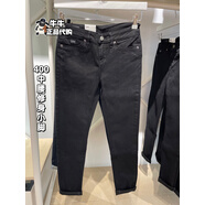 Lee女裝春夏中腰修身小腳黑色牛仔褲 LWB100400100074-898L00 LWB100400100074-898L00 W24