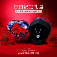 鑫鉑尼心形項鏈女海洋之心時(shí)尚女士結婚禮品純銀節日禮物送女友老婆 天然托帕石海洋之心（七倉直發(fā)）