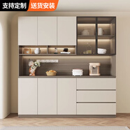 唯有悠品 餐邊柜一體靠墻柜子客廳現代簡(jiǎn)約收納柜酒柜家用儲物柜茶水柜 【支持定制】聯(lián)系客服咨詢(xún)