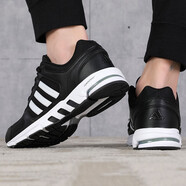 阿迪達斯 （adidas） 男鞋秋季新款潮流鞋EQT緩震運動(dòng)鞋透氣休閑跑步鞋 黑色 fw9995/eqt潮流 44.5