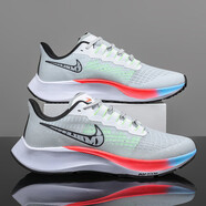 WSXCDERF飛馬37代38登月39跑步鞋馬拉松減震運動(dòng)休閑透氣碳板運動(dòng)鞋莆田鞋 飛馬37代灰綠【內置氣墊】 43