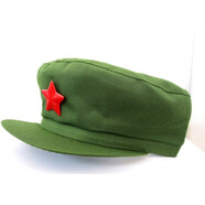 65式灰藍色八角帽紅軍老式解放帽紅軍男女演出老軍裝老兵聚會(huì )紀念 軍綠色+五角星 54cm適合4-6歲幼兒園的小朋