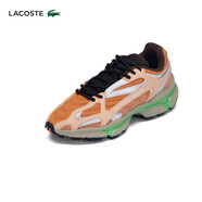 LACOSTE【王一博同款】法國鱷魚男鞋2K24系列運動休閑鞋|47SMA0013 ABW/桔色/綠色 41 (260mm) 7.5
