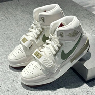 耐克（NIKE）籃球鞋男鞋2025冬季新款運動(dòng)鞋Air Jordan 312 AJ312高幫休閑鞋 HF0745-131灰白綠 42.5