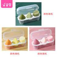 阿嚓熱粉撲/美妝蛋B1vaq001-軟海綿化妝蛋彩妝葫蘆氣墊干濕可用盒裝水滴 芒果奶酪+草莓繽紛+森林夢(mèng)境