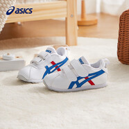 亞瑟士亞瑟士童鞋新款男女兒童皮面運動(dòng)鞋經(jīng)典小白鞋COTLA 101-深藍色 10.5 30碼