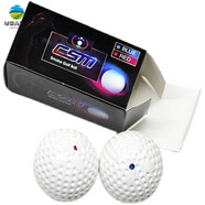 GOLF韓國高爾夫煙霧球彩球比賽開(kāi)球儀式用球開(kāi)幕慶典彩煙球 高爾夫球 小盒2粒裝(1紅+1藍)