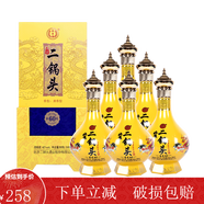 永豐牌北京二鍋頭 金龍60 清香型白酒 42度 500mL 6瓶 【黃色禮盒】