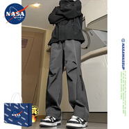 NASAWASSUP三防暴雨級防水沖鋒褲男春夏秋季休閑戶(hù)外登山美式機能工裝褲子男 灰色 【升級秋冬加絨 】RK12 加絨 3XL 【建議150-165斤】