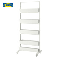 宜家（IKEA）MITTZON米特叢衣帽架晾衣架可移動(dòng)置物架現(xiàn)代家用 白色盛具/電線盒