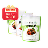 富爸爸 拌蘇子葉拌蘿卜干拌黃瓜片150g/袋 小菜組合 醬腌菜 