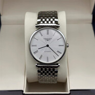 【二手99新】LONGINES浪琴男表嘉嵐系列自動(dòng)機械機芯 時(shí)尚商務(wù)系列瑞士高端腕表手表 36表盤(pán) 羅馬螺紋鋼帶L4.908.4.71.6